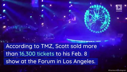 Travis Scott Breaks Record at Sold out LA Show
