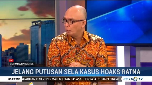 Jelang Putusan Sela Kasus Hoaks Ratna