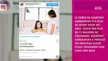 Kourtney Kardashian : Totalement nue dans son bain, elle embrase la Toile
