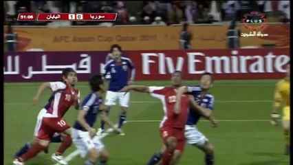 الشوط الثاني مباراة اليابان و سوريا 2-1 كاس اسيا 2011
