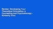 Review  Developing Your Theoretical Orientation in Counseling and Psychotherapy - Kimberly Vess