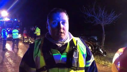 Choc frontal à Bergheim : trois blessés