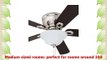 Prominence Home 8003101 Woodmere LowProfile Hugger Ceiling Fan with LED Bowl 52 inches