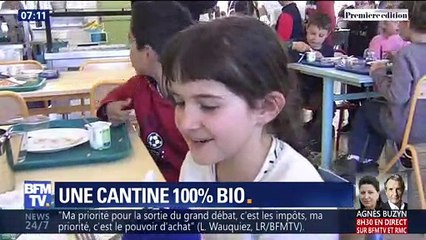 Une cantine 100% bio