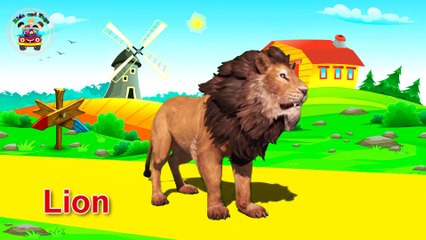 Learning Wild Animals Names and Sounds for kids - Kids And Toys
