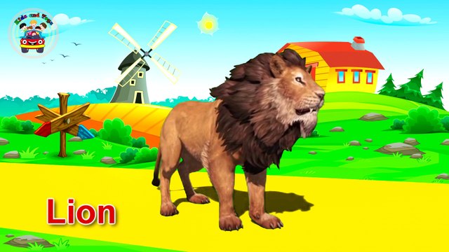 Learning Wild Animals Names and Sounds for kids - Kids And Toys