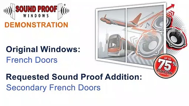 Sound Proof Windows install Demo : French Doors