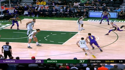 Los Angeles Lakers at Milwaukee Bucks Raw Recap