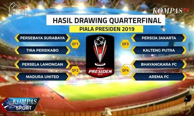 4 Tim Juara Grup akan Jadi Tuan Rumah di 8 Besar Piala Presiden