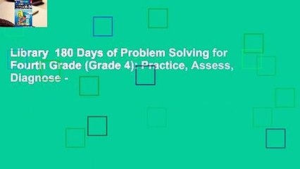 Library  180 Days of Problem Solving for Fourth Grade (Grade 4): Practice, Assess, Diagnose -