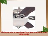 Westinghouse 7840000 Fairview TwoLight 52Inch Reversible FiveBlade Indoor Ceiling Fan