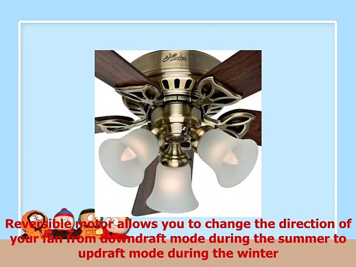 Hunter 53082 The Beacon Hill 42inch Ceiling Fan With Five