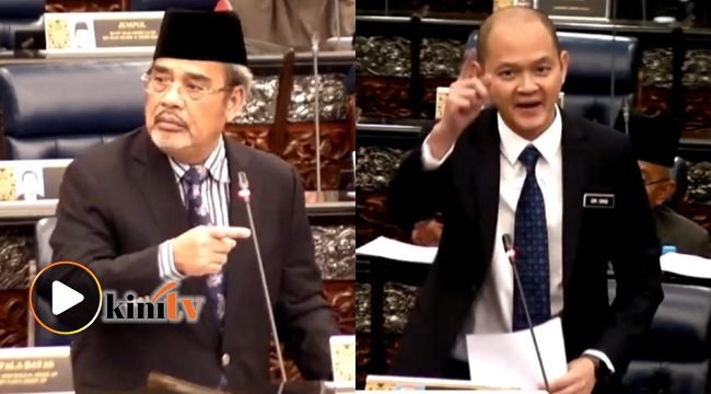 Tajuddin, Ong 'bertelagah' di Dewan Rakyat