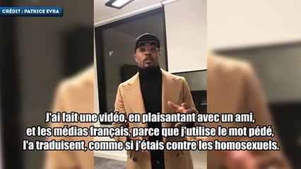 Patrice Evra s’excuse après ses propos contre le PSG