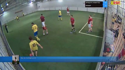 But de michael (2-4) - ATHLETIC KINIKTOU  Vs KRAMP - 19/03/19 21:00 - LIGUE 3 - Poitiers Game Parc
