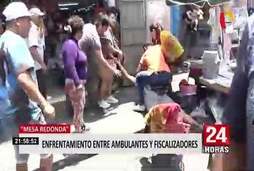 Mesa Redonda: ambulantes habían lotizado espacios con caballetes