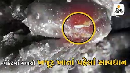 પેકેટમાં મળતી ખજૂર ખાતા પહેલાં સાવધાન, ઠળિયા વગરની ખજૂરમાંથી નીકળ્યું આવું, ધ્યાનથી જોયું તો સામે આવી હકીકત