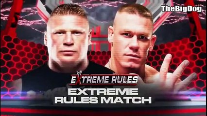 Wwe Raw Extreme Rules John Cena Vs Brock Lesnar Hi(480P)
