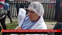 Acıpayan Devlet Hastanesinde Hastalar Deprem Sonrası Tahliye Edildi-2