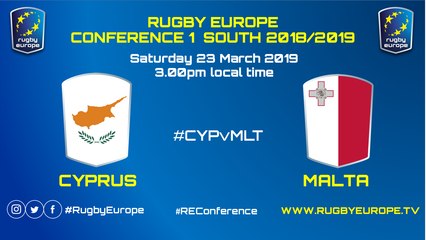 CYPRUS / MALTA - RUGBY EUROPE CONFERENCE 1 SOUTH 2018/2019
