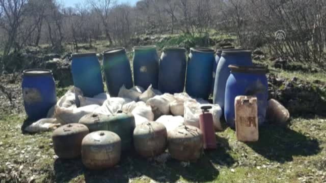 6 Büyük Tüpe Tuzaklanmış Patlayıcı Ele Geçirildi