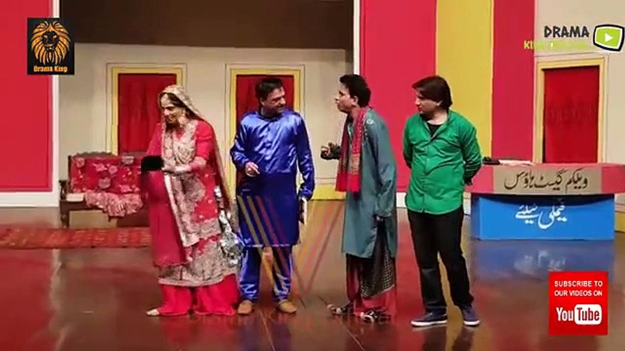 Nasir Chinyoti ,Khusboo ,Sajan abbas New Pakistani Stage Drama 2019 HD