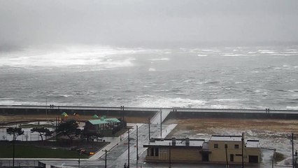 Vent violent sur les côtes atlantiques