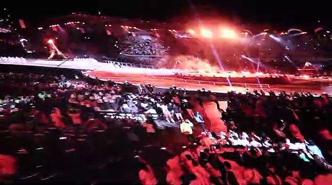 Didier Drogba au prés de la délégation ivoirienne pour les Jeux olympiques spéciaux d'été à Abou Dhabi 2019