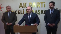 Varank: “En ufak bir zayıflama emaresinde Türkiye’nin muasır medeniyetler seviyesine geçme hamlesini durdurmak isteyenler ellerini ovuşturarak piyasaya çıkacaklar” – TUNCELİ