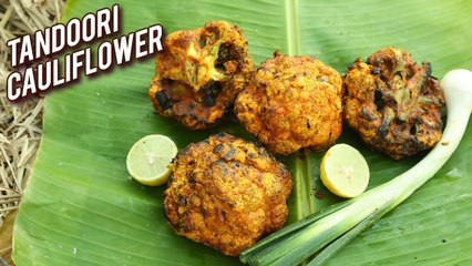 Tandoori Gobi Recipe - How To Make Tandoori Cauliflower - Traditional Maharashtrian Recipe - Varun