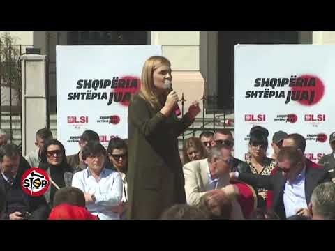 Stop-Monika Kryemadhi: Shqiptaret po pijne qumesht pluhur Serb, baxhot falimentojne .(19.03.2019)
