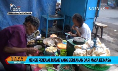 Kisah Nenek 80 Tahun, Penjual Rujak Cingur di Sudut Kota Surabaya