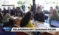 Masuki Masa Pelaporan SPT, KPP Pontianak Dipadati Wajib Pajak