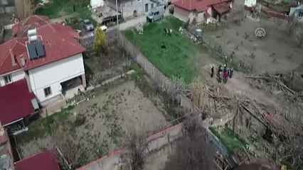 Acıpayam'daki Depremde Hasar Gören Yapılar Havadan Görüntülendi