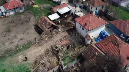 Acıpayam'daki depremde hasar gören yapılar havadan görüntülendi - DENİZLİ