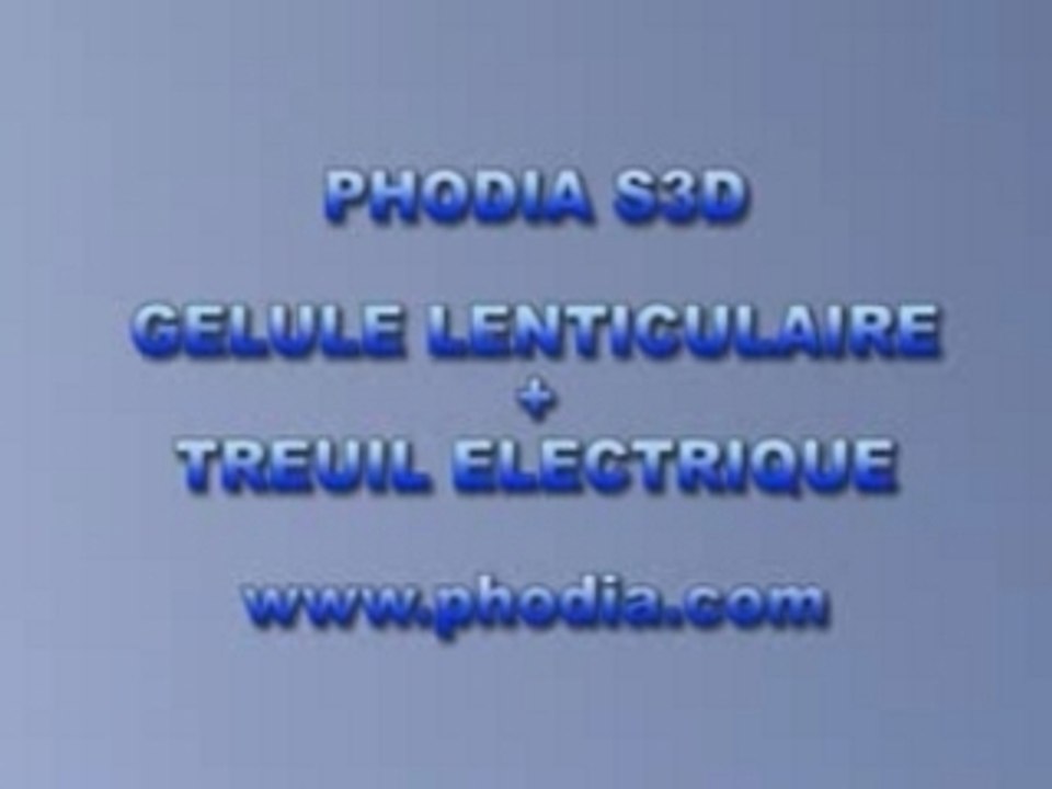 phodia systeme de prise par gélule lenticulaire + treuil