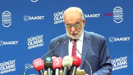 Sp Genel Başkanı Karamollaoğlu, Basın Toplantısında Konuştu