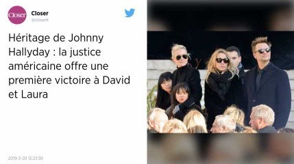 Héritage de Johnny Hallyday. Laura et David remportent une première bataille aux Etats-Unis