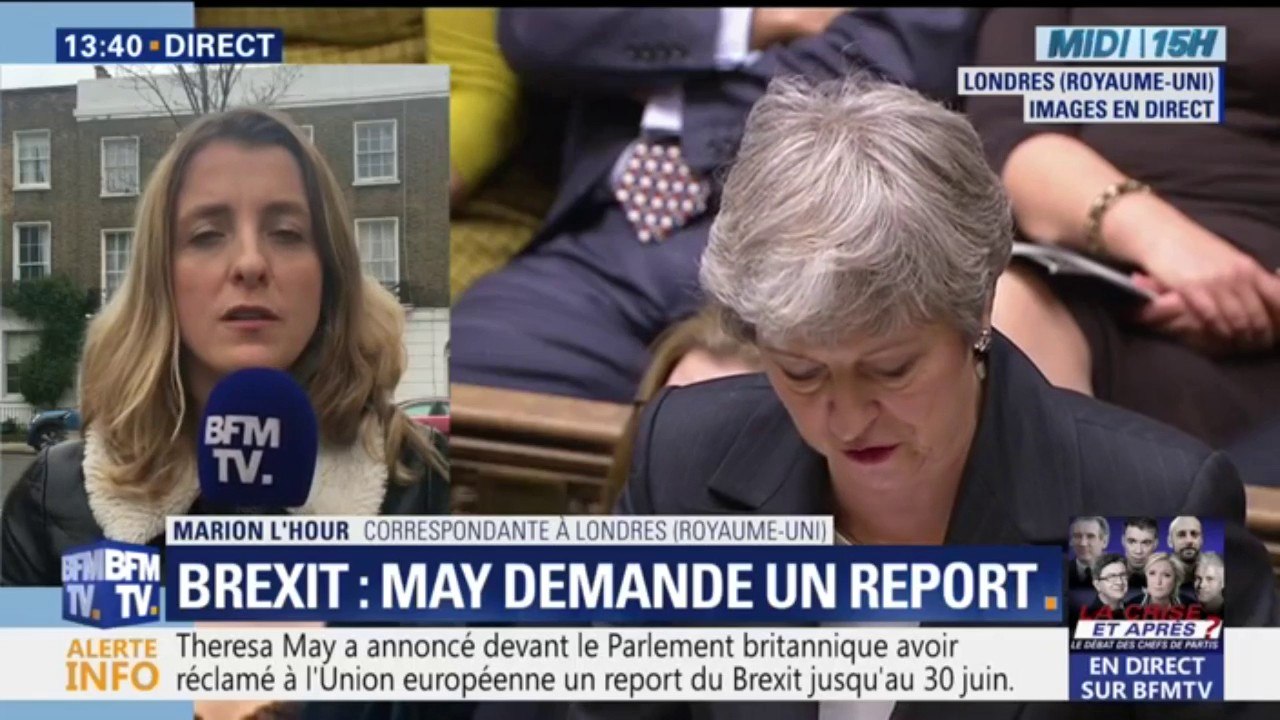 Theresa May demande à Bruxelles un report du Brexit au 30 juin