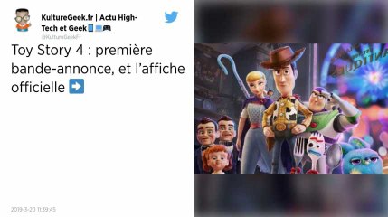 Toy Story 4 : Pixar dévoile la bande-annonce du dessin animé