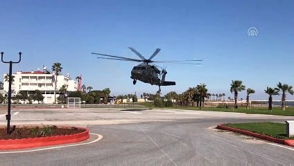 Jandarmadan helikopterle trafik denetimi - MERSİN