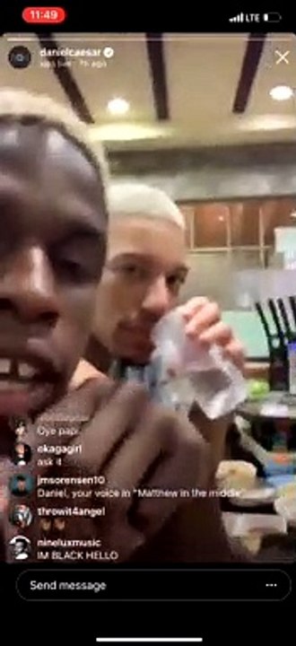 Daniel Caesar says black people should stop being mean to white people, because white people being mean to black people is a "thing of the past"