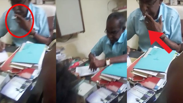 கையில் சிகரெட்டுடன் மருத்துவம் பார்க்கும் பலே டாக்டர்