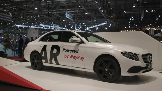 Augmented Reality in Cars presentation at Geneva 2019