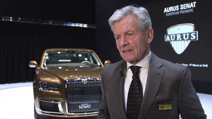 Aurus at Geneva 2019 - Interview with Franz Gerhard Hilgert
