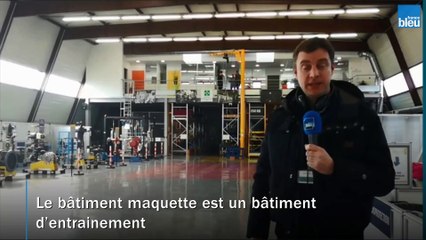 Le bâtiment maquette de la centrale de Cattenom