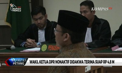 Wakil Ketua DPR Non Aktif, Taufik Kurniawan Didakwa Terima Suap Rp 4,8 M