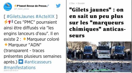 Produits pour marquer les casseurs : de quoi s'agit-il ?