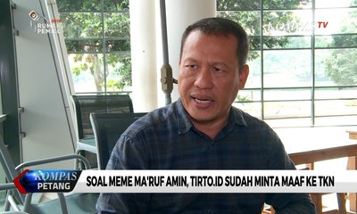 Soal Meme Ma'ruf Amin, Tirto.id Sudah Minta Maaf ke TKN