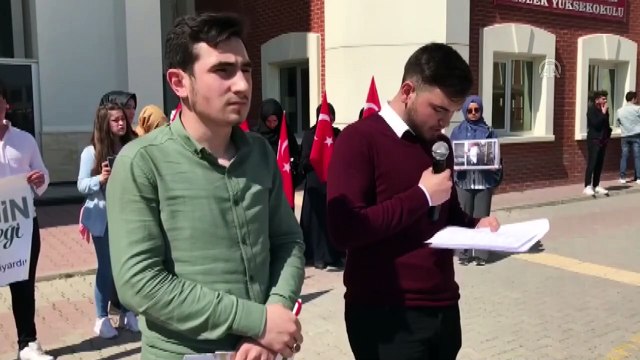 Yeni Zelanda'da iki camiye terör saldırısı protesto edildi - BİLECİK